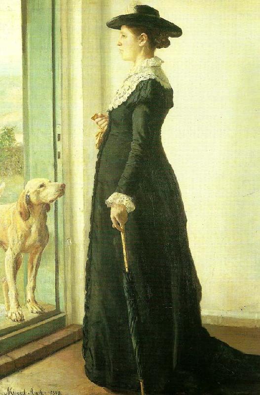 Michael Ancher portraet af min hustru Germany oil painting art